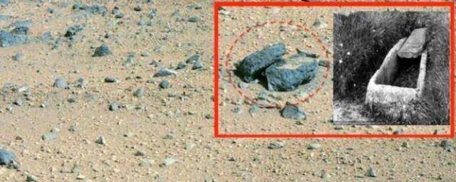 Уфолог выявил на снимках Марса остатки каменной гробницы