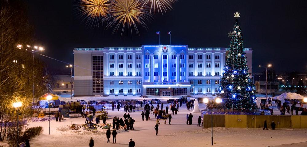 Центр Ижевска в новогоднюю ночь будет перекрыт