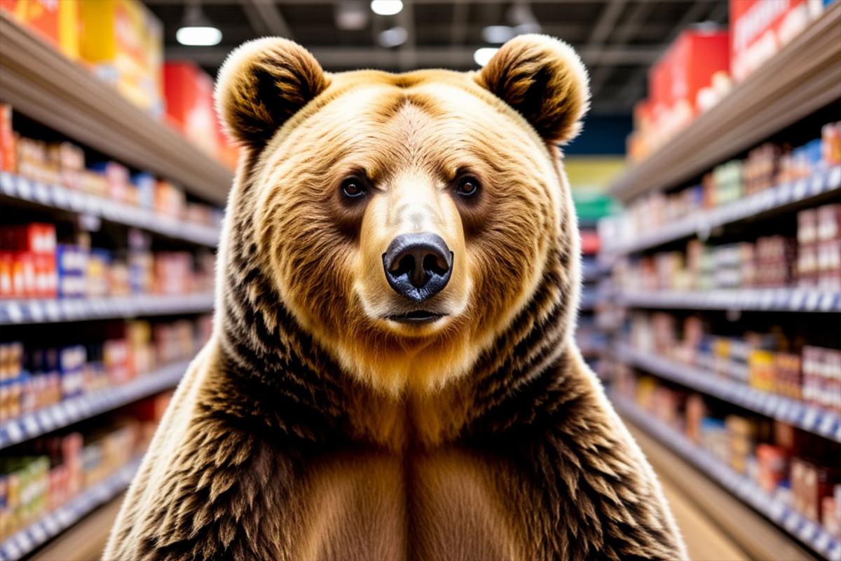 В Японии два человека пострадали при нападении медведя в супермаркете