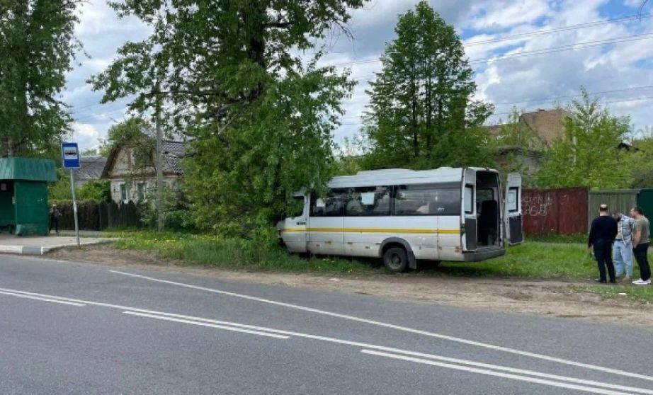 В Подмосковье микроавтобус въехал в дерево, пострадали водитель и пять пассажиров