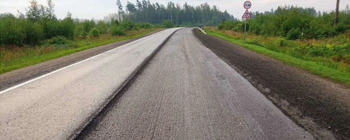 В Нахабине начался ремонт дороги, ведущей к Новорижскому шоссе