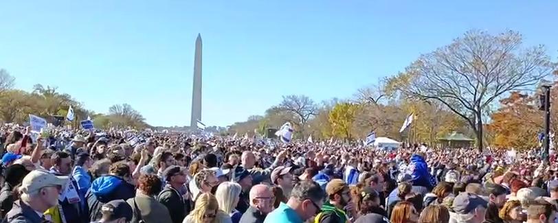 В Вашингтоне тысячи активистов собрались на произраильской акции