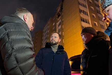 Врио губернатора Тверской области Виталий Королев поручил в сжатые сроки восстановить тепловой контур пострадавшего от огня здания