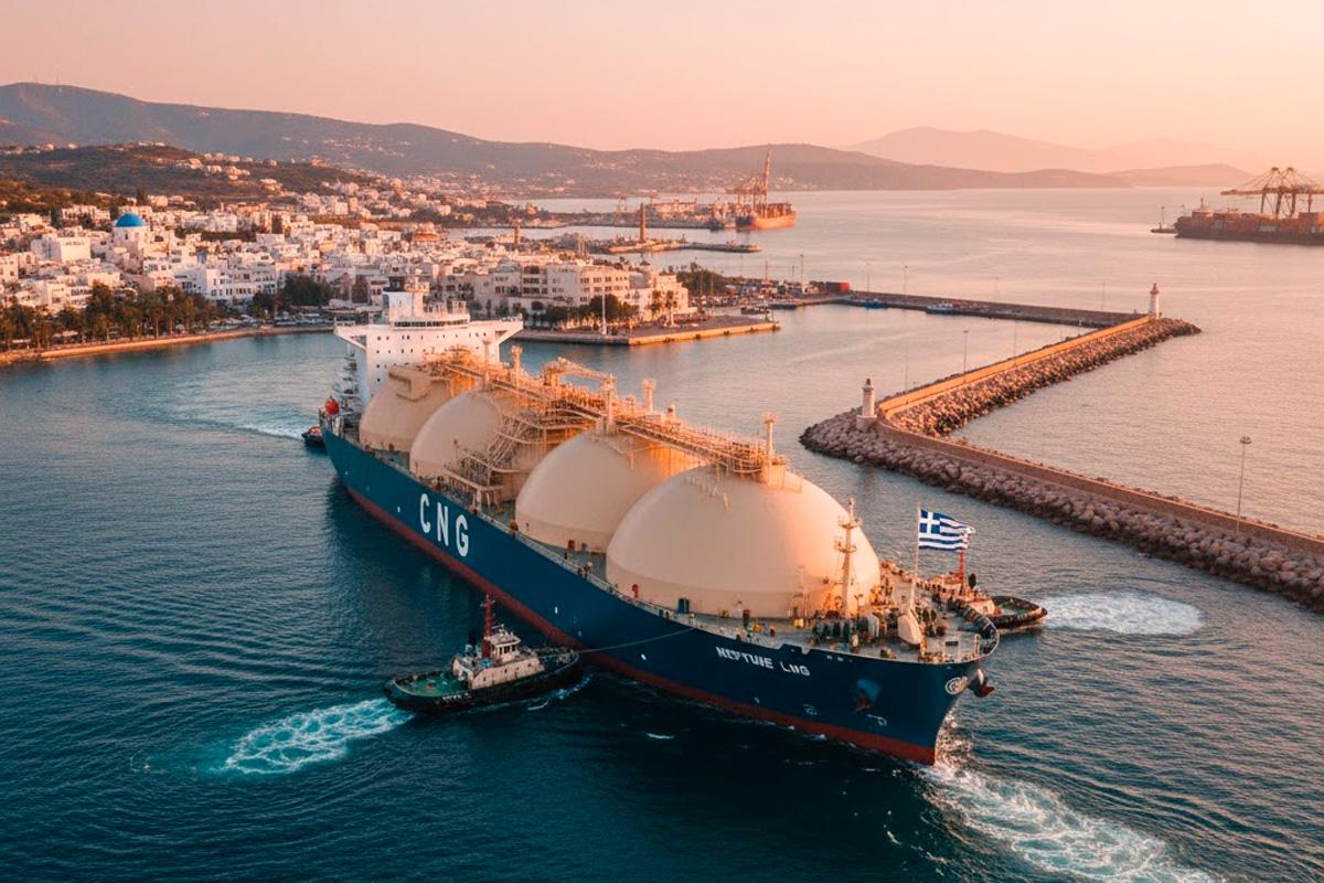 Греция запускает «Вертикальный газовый коридор» для поставок СПГ на Украину