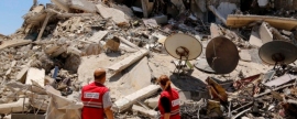 Два человека погибли при ударе по зданию Красного полумесяца в секторе Газа
