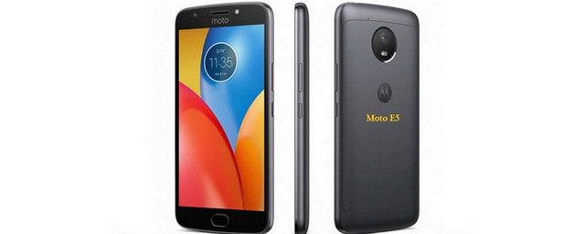 В Сети опубликовали изображения смартфона Moto E5