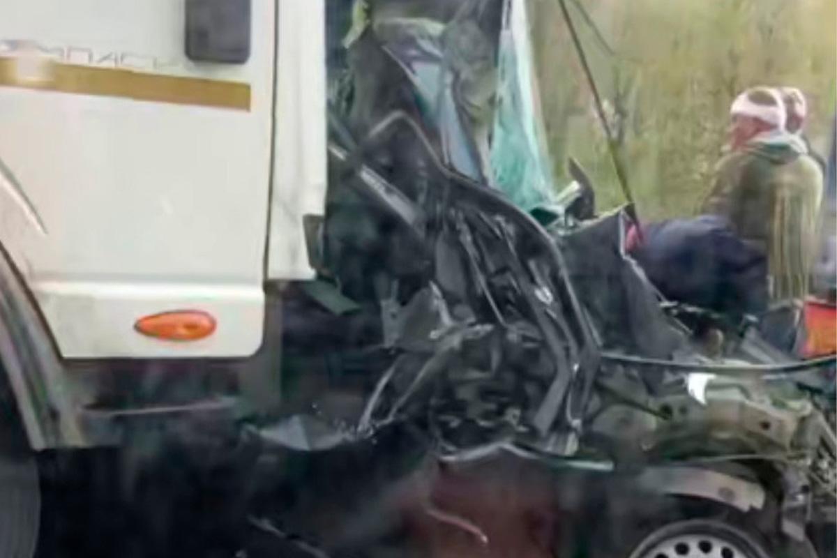 ДТП с участием трёх машин произошло на переезде в Подольске