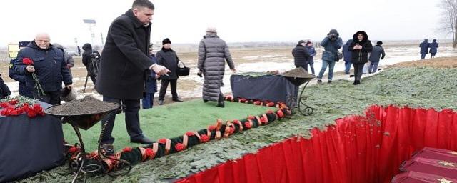 В Волгоградской области перезахоронили останки 180 бойцов Красной Армии