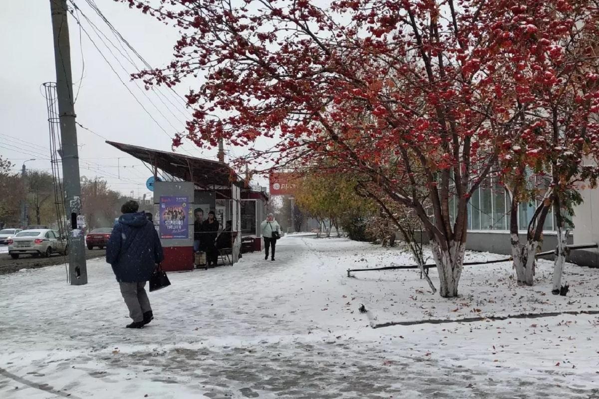 Первый снег выпал в Челябинской области