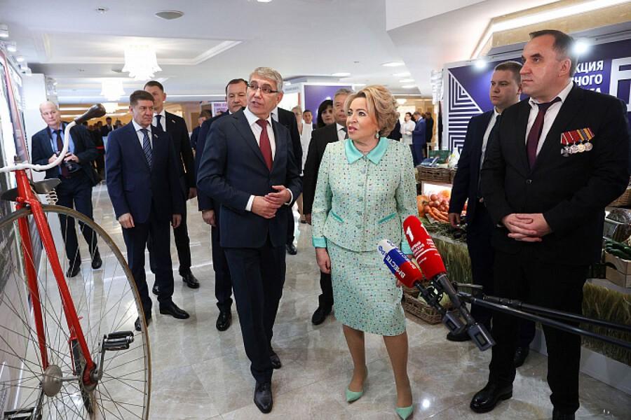 Визит Матвиенко на Дни Тульской области в Совете Федерации: проект «Герой 71»