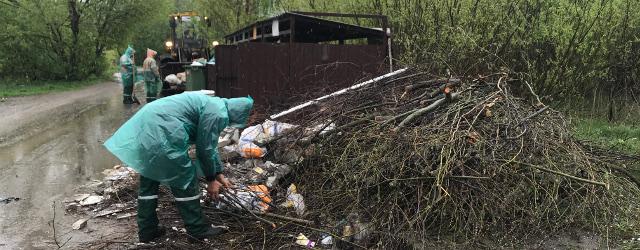 В Советском районе ликвидировали свыше 9 тысяч кубометров мусора