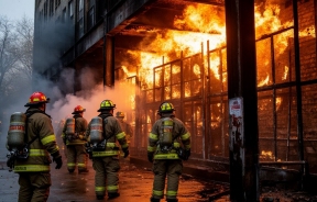 Лестница, балкон и 25 спасенных: как МЧС выводило людей из горящей девятиэтажки