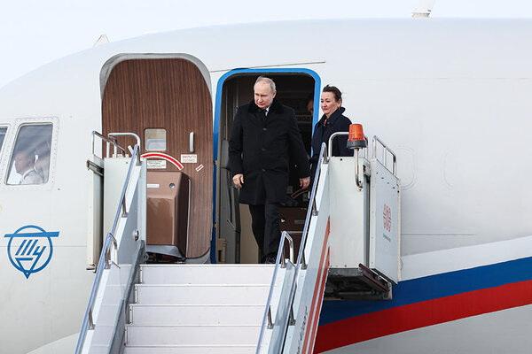 Владимир Путин прилетел в Ставрополь