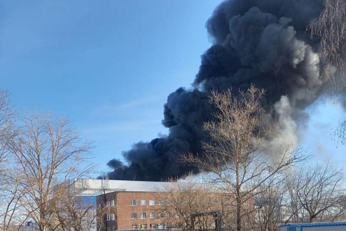 На Онежском судоремонтном заводе произошел пожар