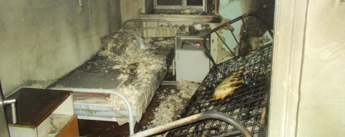 Пострадавший в пожаре в больнице Новосибирска оказался поджигателем