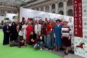 «Всё с душой и уважением»: губернатор Цыбульский показал в Москве масштабный стенд Поморья среди 700 участников