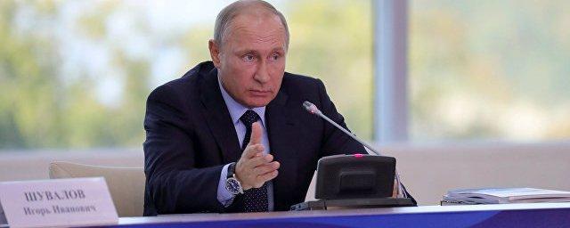 Путин: Россия рассматривает вопрос возведения ж/д моста на Сахалин