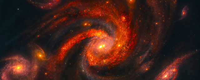 Ученые обнаружили в молодой Вселенной скопление галактик