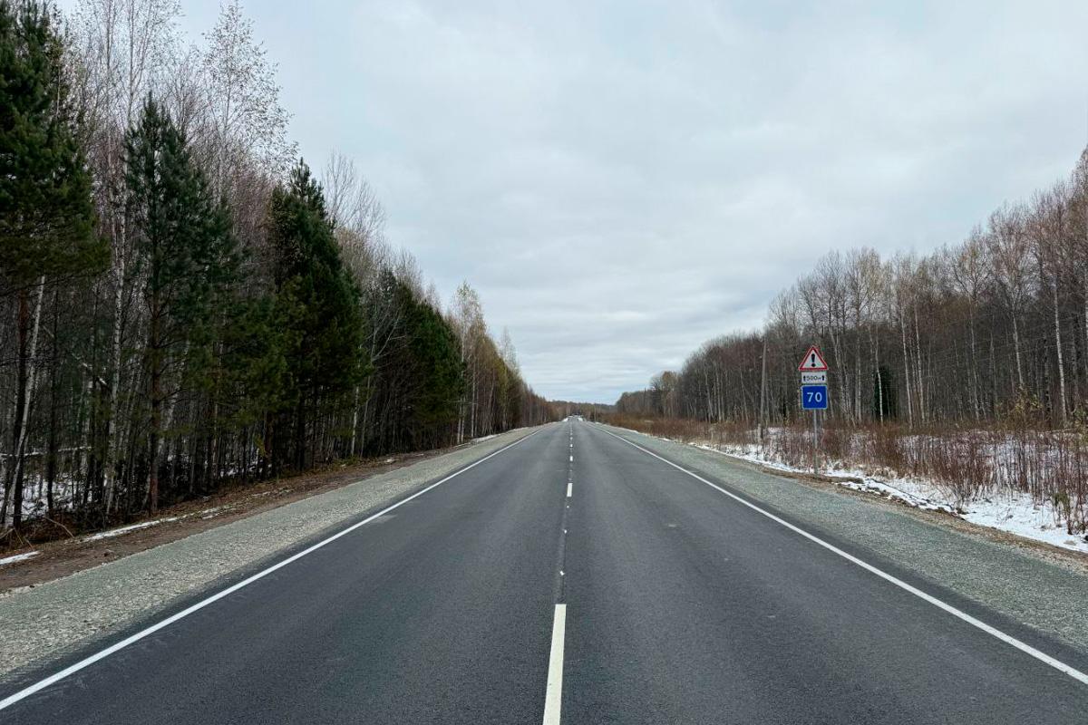 Губернатор Владимир Мазур: В Томской области закончен ремонт участка трассы Бакчар – Подгорное – Коломино