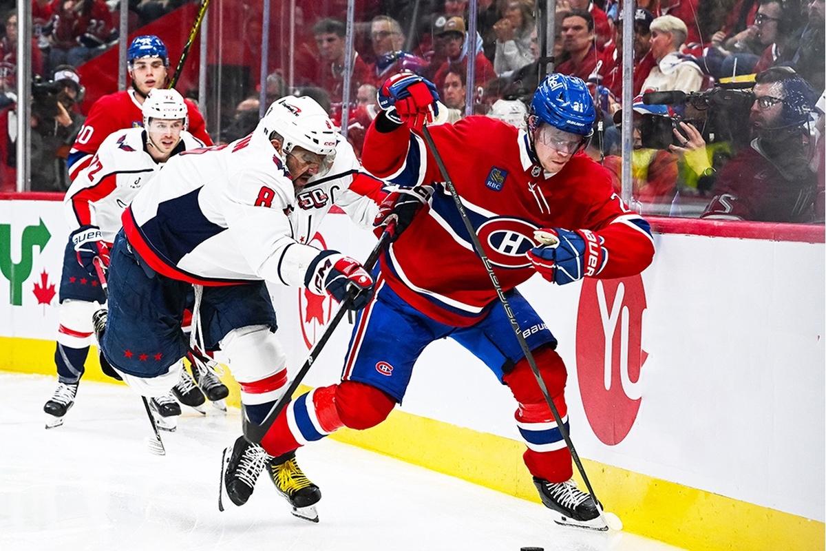 Овечкин после силового приема сел на скамейку запасных «Монреаля»