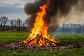 Огонь пришел раньше прогноза: в регионах уже горят поля и леса