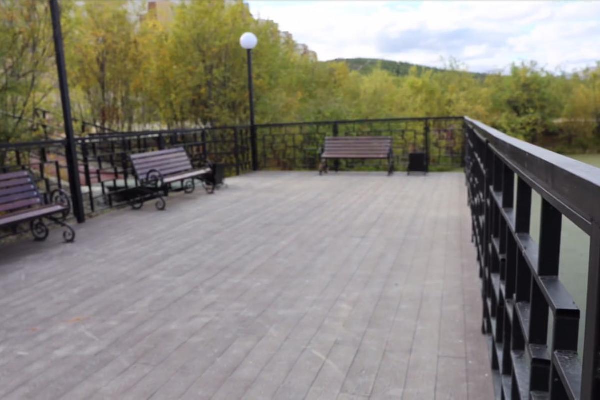 Владислав Кузнецов сообщил о завершении работ по благоустройству Утиного озера в Билибино