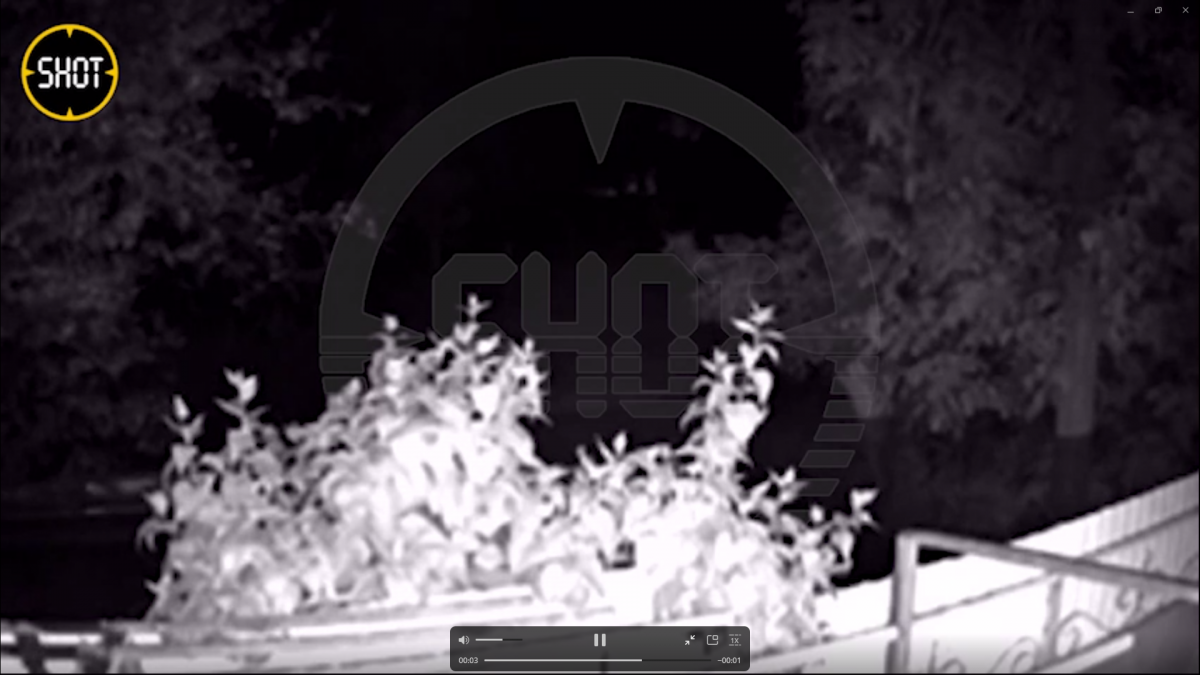 В Сети появилось видео отражения атаки беспилотников ВСУ в Краснодарском крае