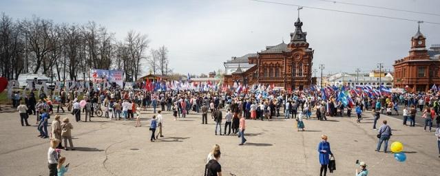 Во Владимире прошли посвященные 1 Мая шествие и митинг-концерт