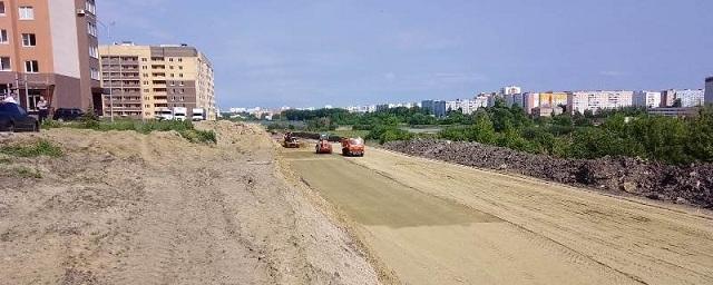 В Пензе на улице Бутузова начали строить новую двухполосную дорогу длиной более 1 км