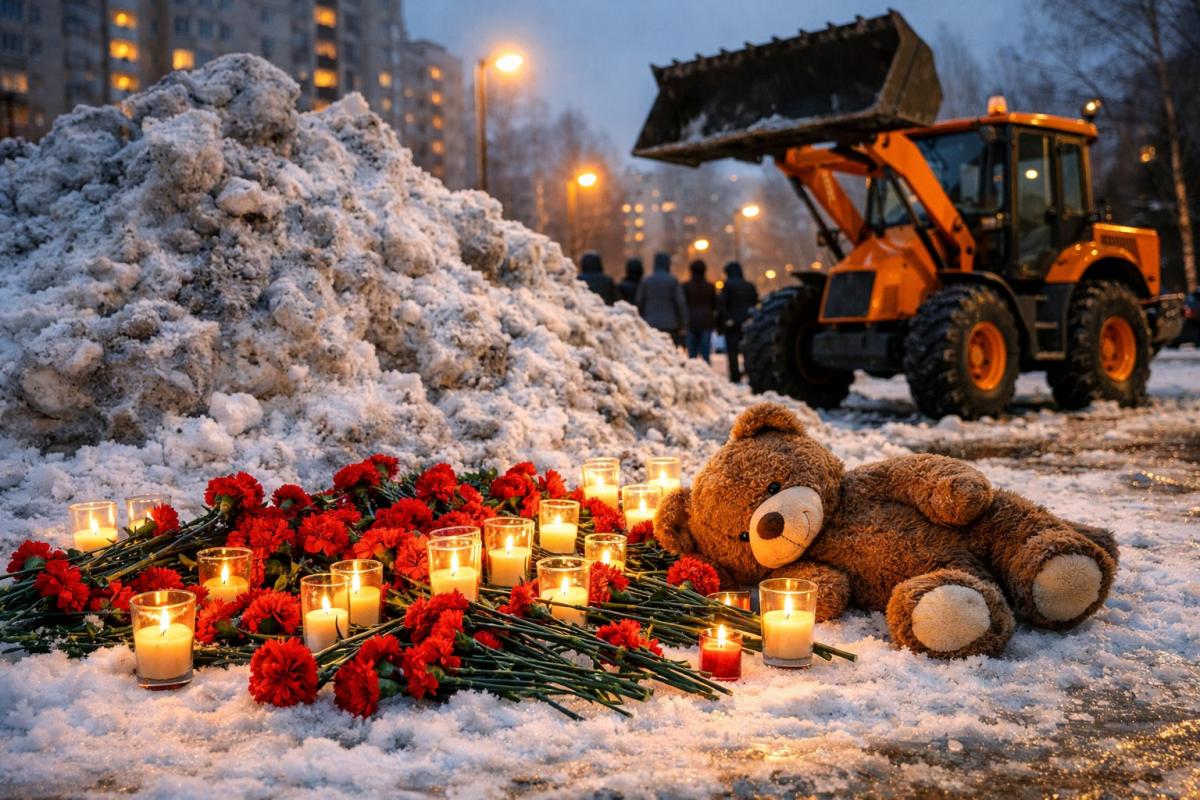 Самая жуткая трагедия зимы. Пропавшего в Подольске мальчика нашли в под тоннами снега. Трактор насыпал ему могилу