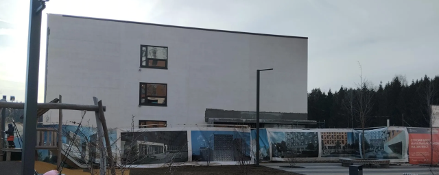 Школа в ЖК «Митино-парк» в Красногорске готова на 70%