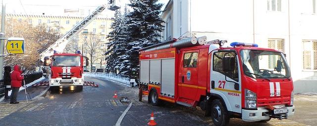 В Москве признаков пожара в бизнес-центре не обнаружено