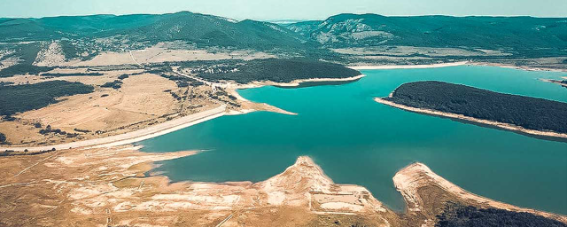 Чернореченское водохранилище пополнилось благодаря осадкам