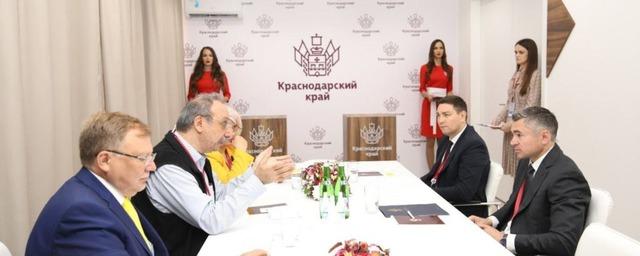 Глава Кубани Кондратьев: На ПМЭФ подписаны соглашения на более чем миллиард рублей