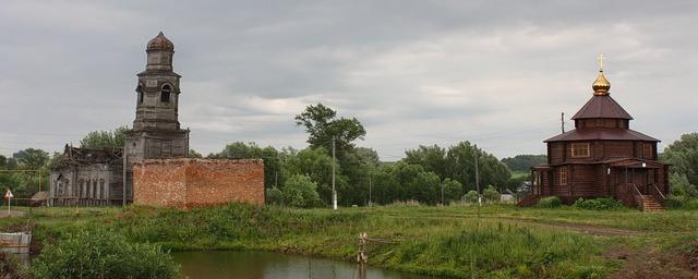 В Мордовском селе рухнул купол храма