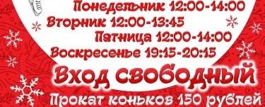 Красногорск-Арена приглашает на бесплатные массовые катания на коньках