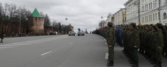 В Нижнем Новгороде прошла первая репетиция парада Победы