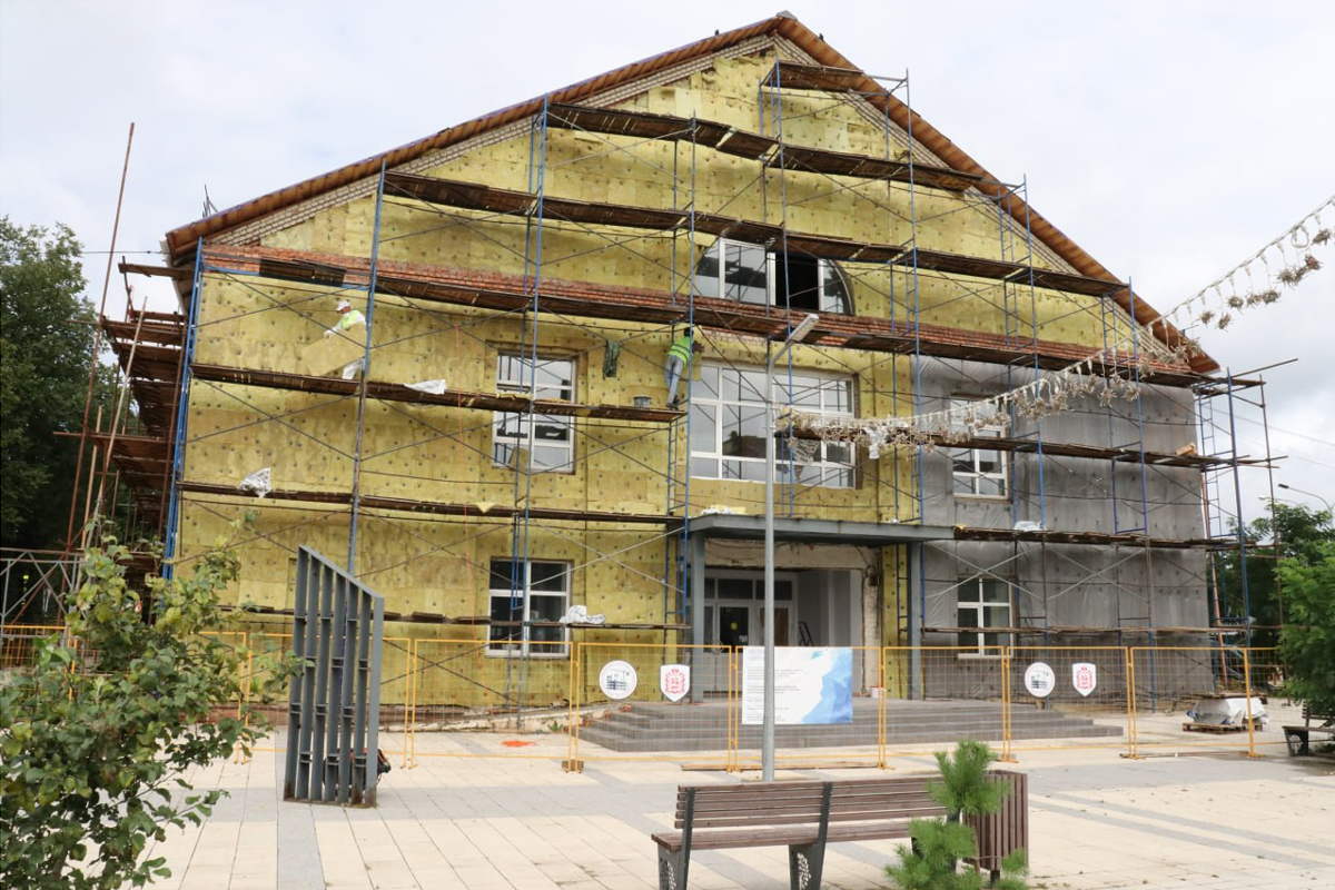 В Рузском муниципальном округе к ноябрю откроют обновленный Центр культуры и искусств