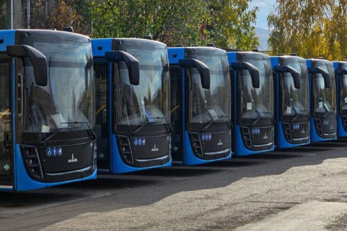 В Красноярск доставили первую партию экоавтобусов