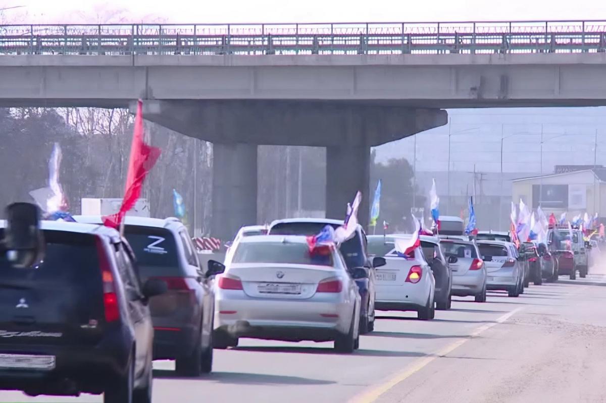 «Крымский прорыв»: автопробег в честь годовщины воссоединения стартовал из Симферополя и проедет 7 регионов до Москвы