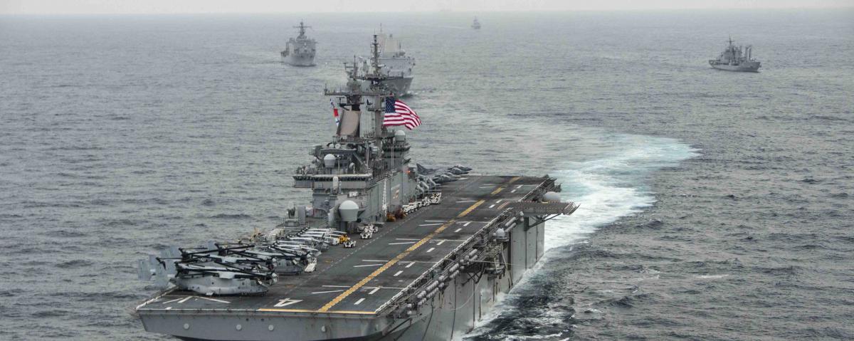 Корабль американских ВМС сбил иранский беспилотник в Ормузском проливе