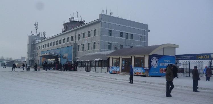 В Южно-Сахалинске аэропорт снова начал работу после непогоды