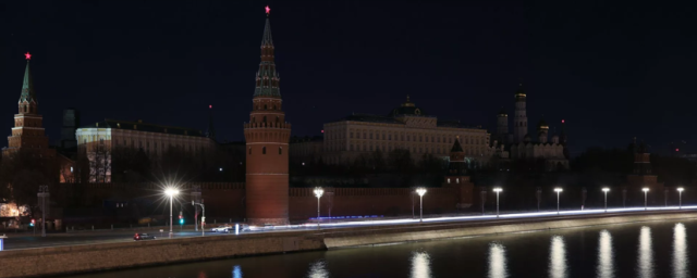 В Москве в ходе «Часа Земли» было отключено внешнее освещение Кремля