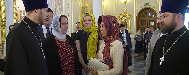 Принцесса Японии посетила православную церковь в Мордовии