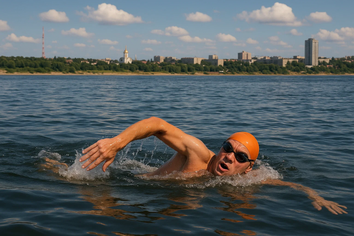 В Нижнем Новгороде участник заплыва скончался перед финишем