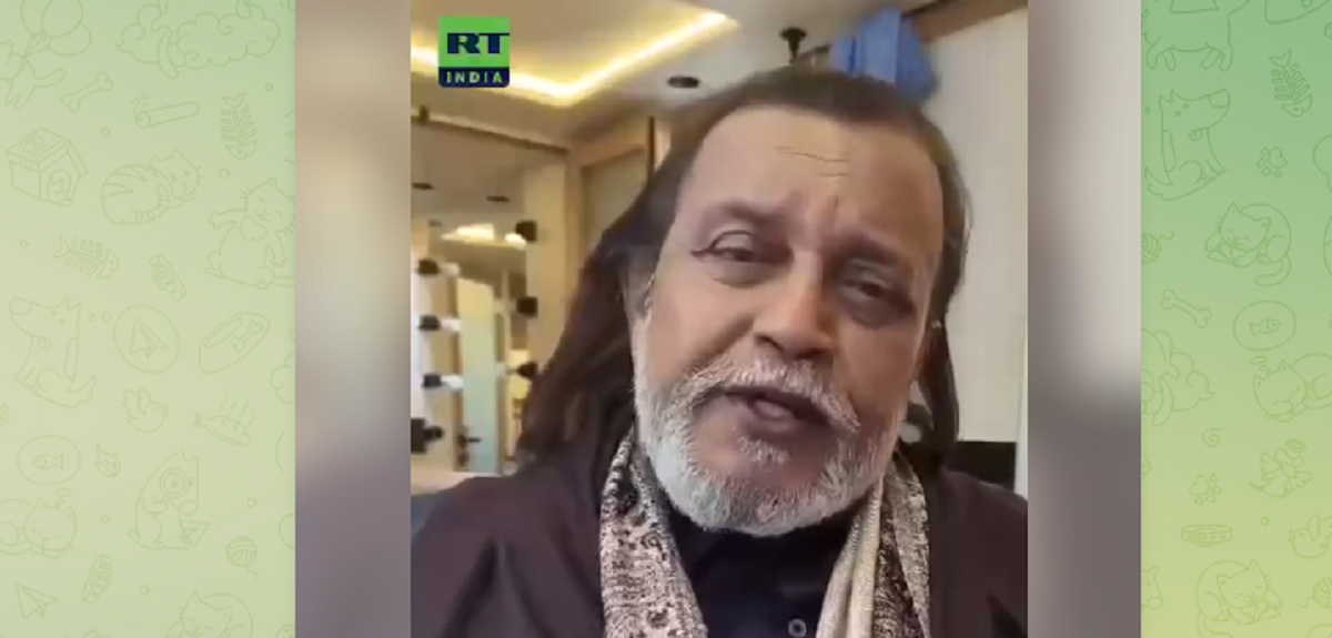 Чакраборти, знаменитый своей ролью в фильме «Танцор диско», выразил признательность Путину и Симоньян за запуск RT India