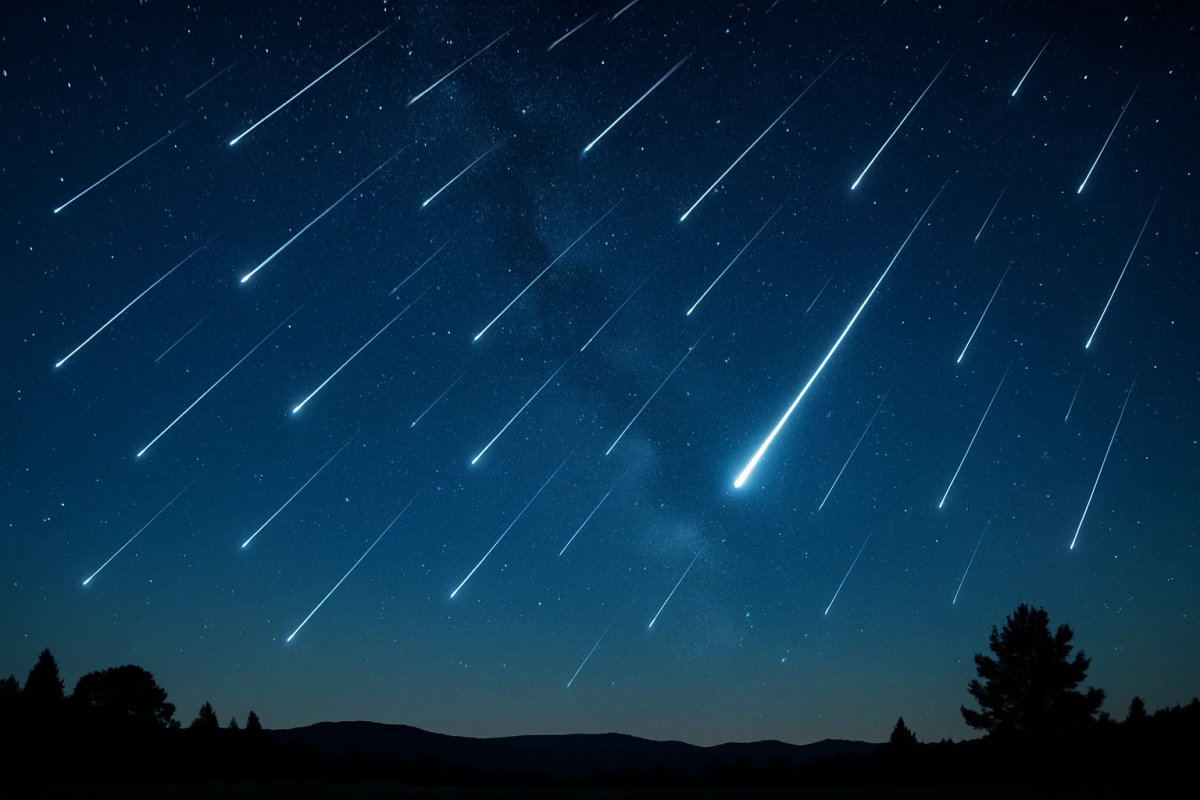 Шесть планет выстроились в ряд на ночном небе