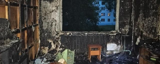 Женщина погибла во время пожара в Костромской области