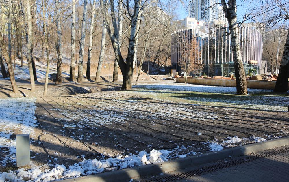 В воронежском парке «Динамо» завершили основные работы по дополнительному благоустройству