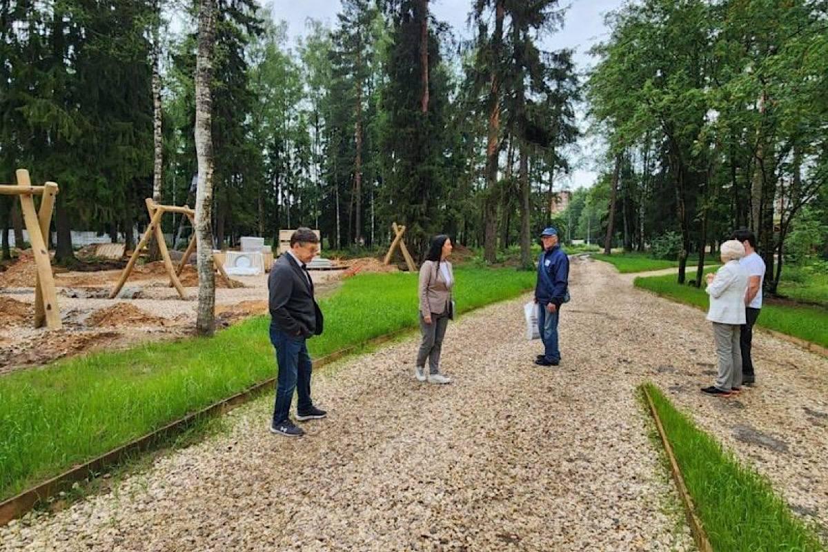 В Красноармейске городского округа Пушкинский создадут новое место отдыха в Банном лесу